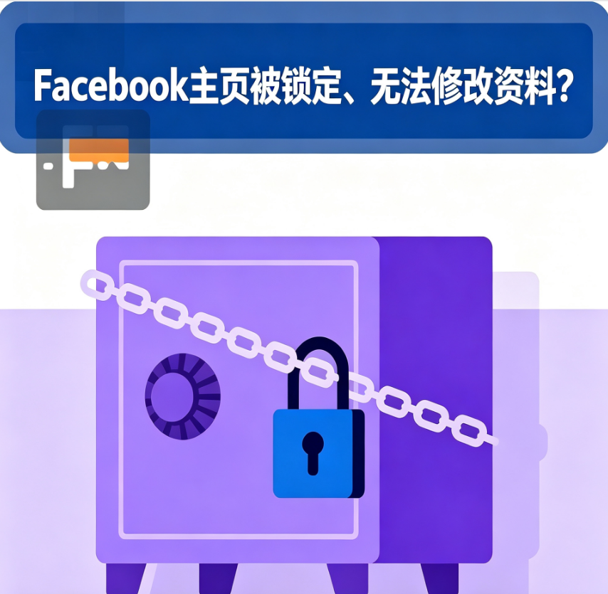 Facebook主页被锁定无法修改资料？详细解决方法